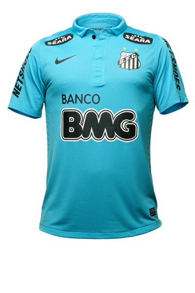 camisa santos nike 2012 azul